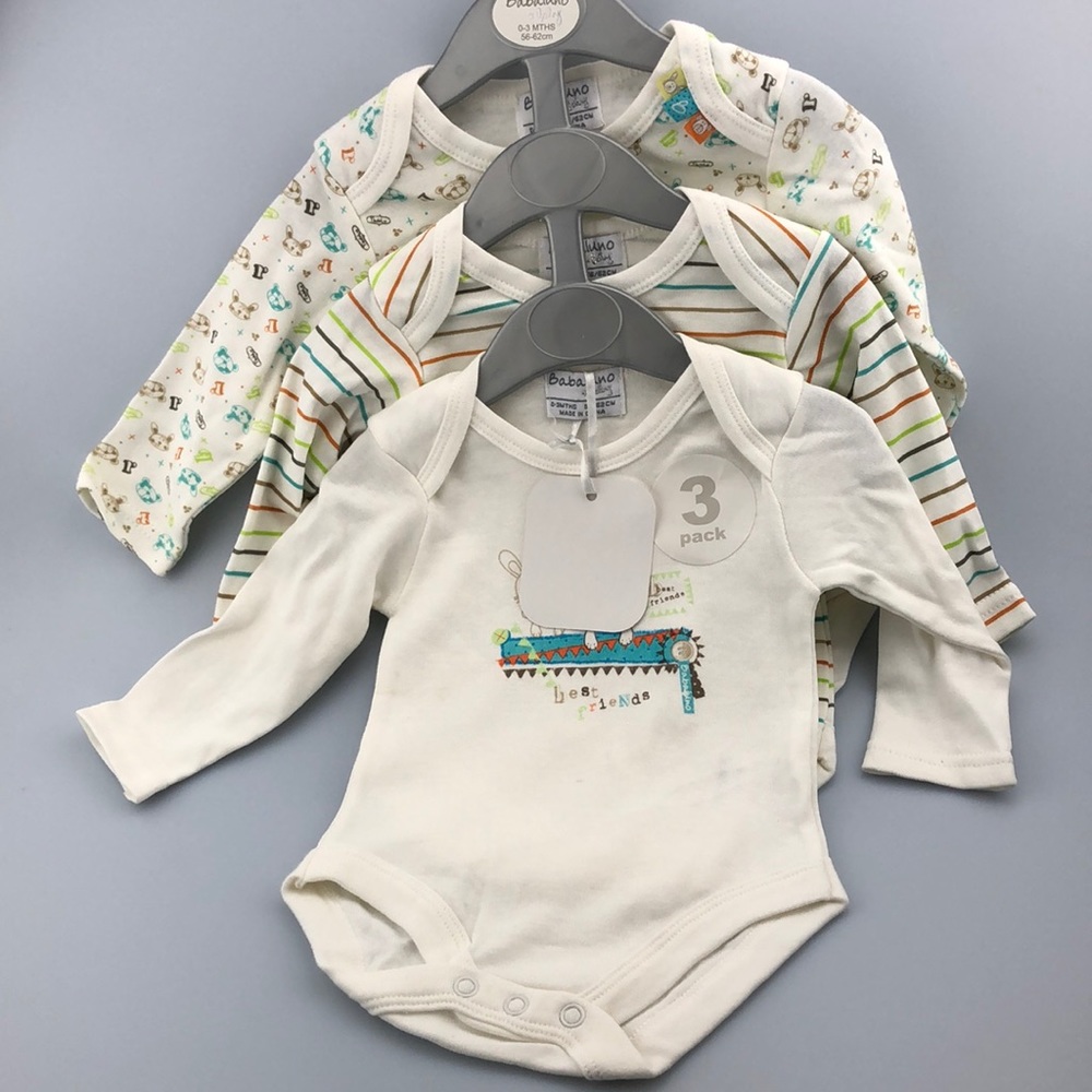 Babaluno 3 pack bodysuit